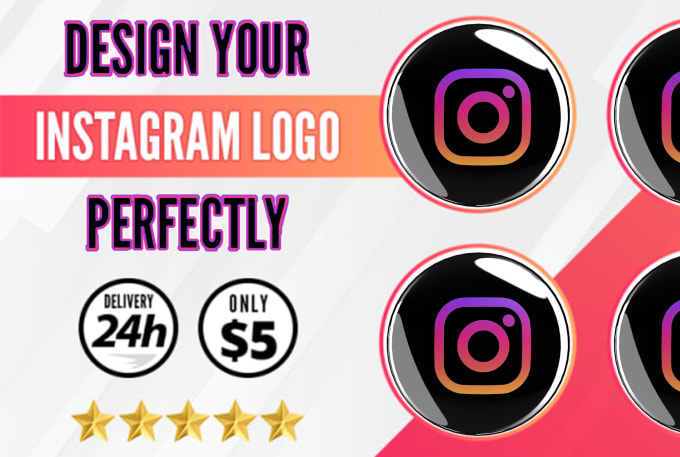Design a custom instagram logo luxury in 24h by Younessmoura995 | Fiverr