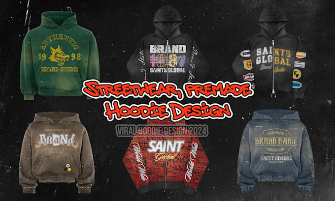 create viral streetwear hoodie art for hypebeast and urban fashion