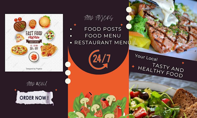 Create amazing food posts banners and food menu cards by Sanaaziz8187 ...