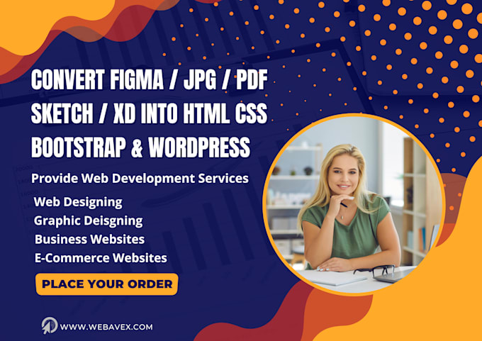 Convert psd to html, figma to html with responsive design by Webavex ...