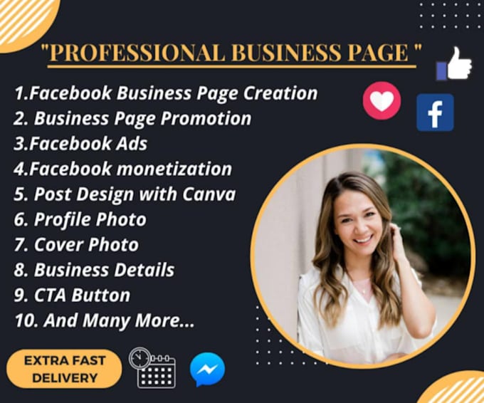 Create professional business page post profile cover photo ads campaign ...