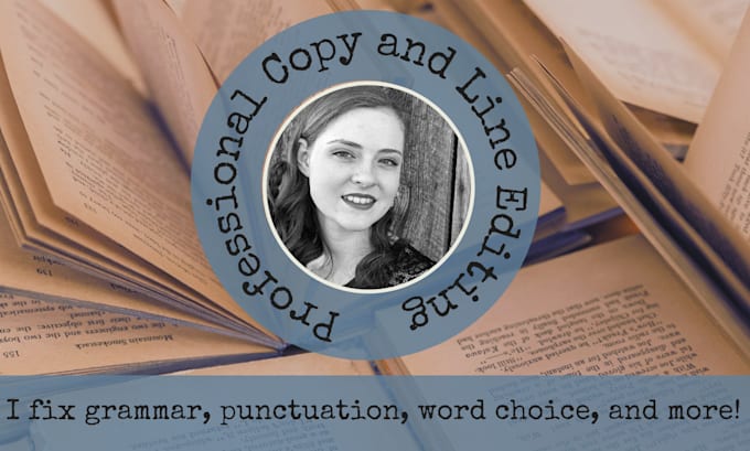 line edit or copy edit your fiction novel
