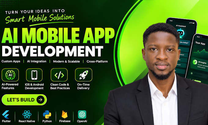 build mobile app, ai mobile app, android and ios app