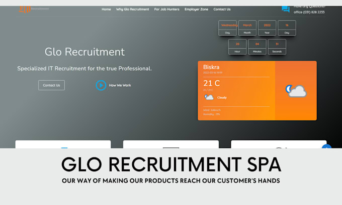 build you an amazing website and fully responsive
