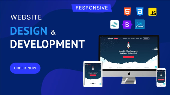 Make you a responsive frontend website design by Jazibali617 | Fiverr