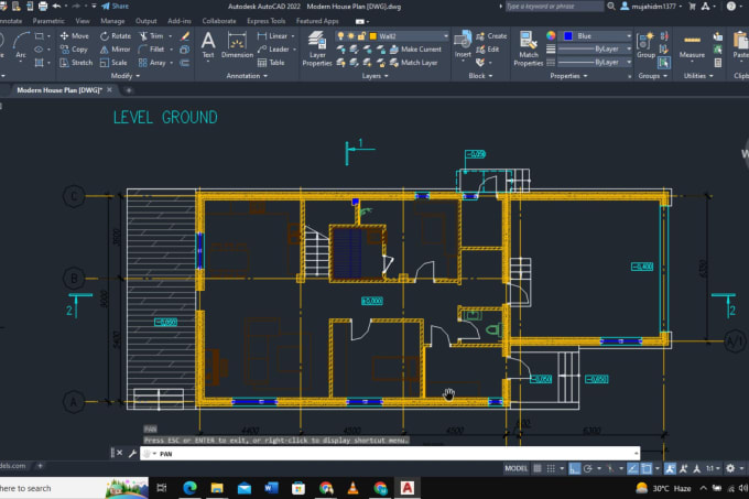 Draw architectural drawings and floor plans using autocad or revit by ...