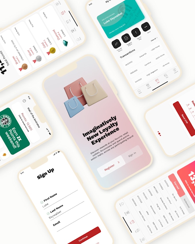 Create modern app user interface by Zzainali | Fiverr
