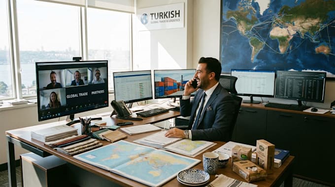 be your sourcing agent and office representative in turkey