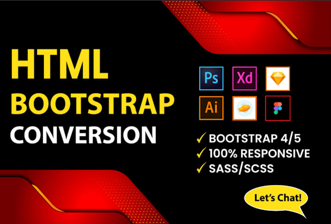 Design modern website with html, css, javascript, bootstrap by ...