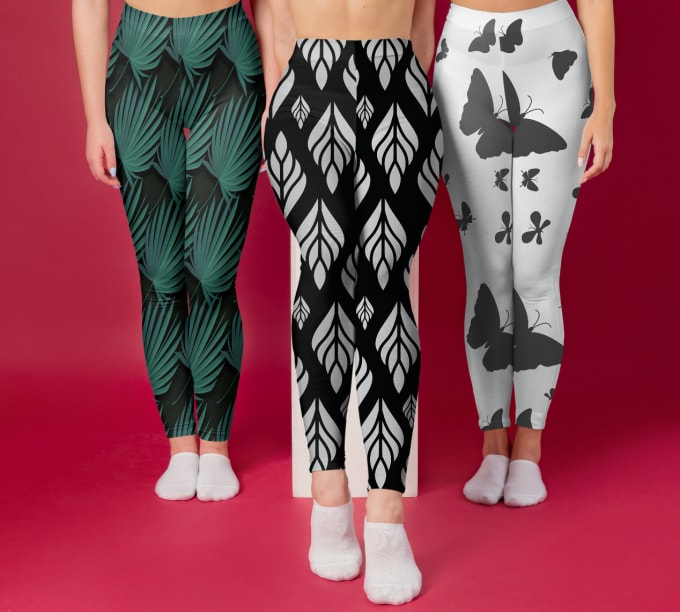 design unique trendy leggings seamless patterns