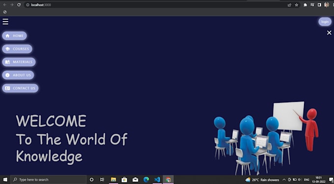 create website for tuition classes