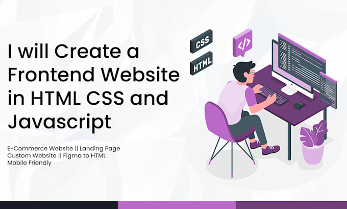 Create a frontend website in html css and javascript by The_ayomide01 ...