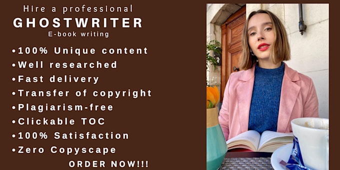 ghostwrite your nonfiction book or ebook