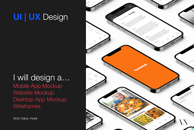 Design ux ui screens for your mobile app and website by Vaskonklv | Fiverr