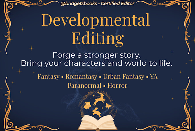 developmental edit your fantasy or romantasy novel