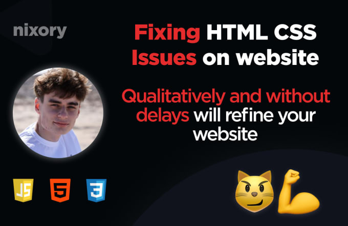 Edit html and css on your website by Nixory | Fiverr