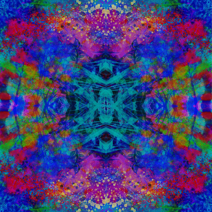 Create psychedelic geometric patterns by Aislingdk | Fiverr