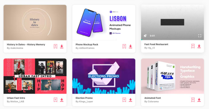Edit any after effects template from envato elements by Khmelinina Fiverr