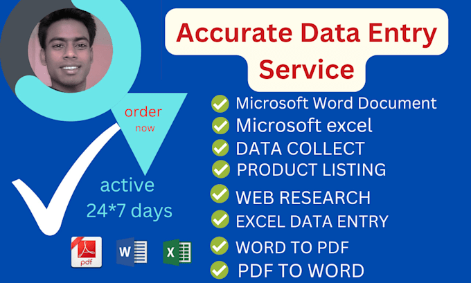 do accurate data collection, fastest data entry, data typing