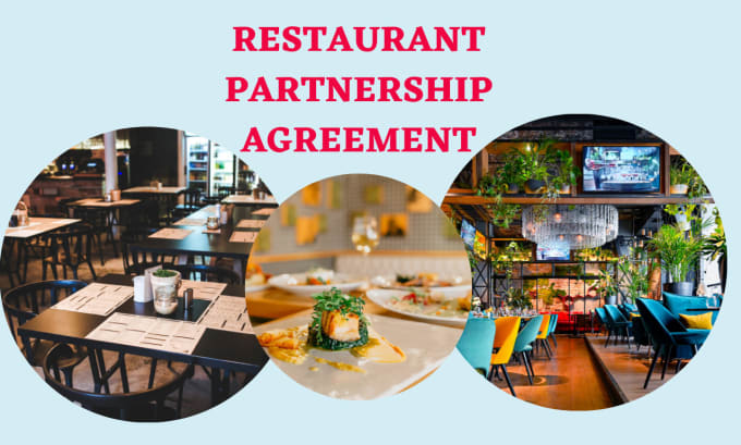 Draft a restaurant partnership agreement by Happy contracts Fiverr