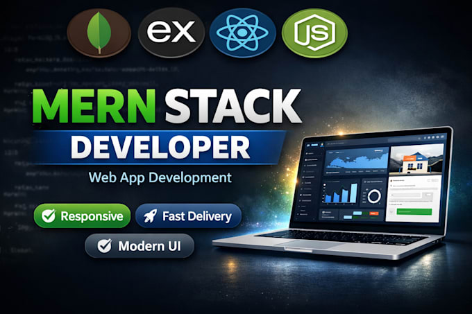 be your mern stack developer for web app development
