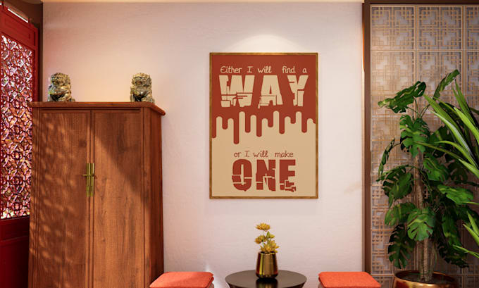design typography poster, quote wall art and word cloud