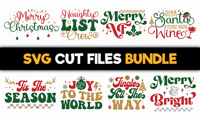 do unique svg, cut files, png, pdf, eps, dxf, bundle designs