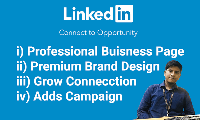 Create linkedin bulk account, business page ,profile optimization by ...