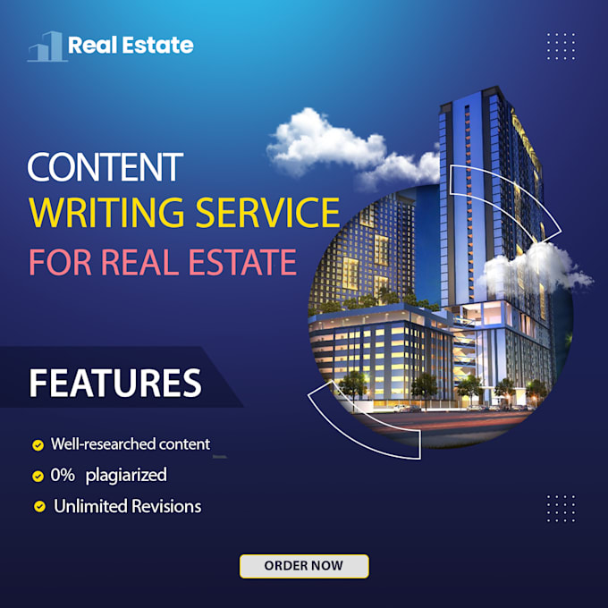 create SEO copywriting and compelling blogs and articles for real estate