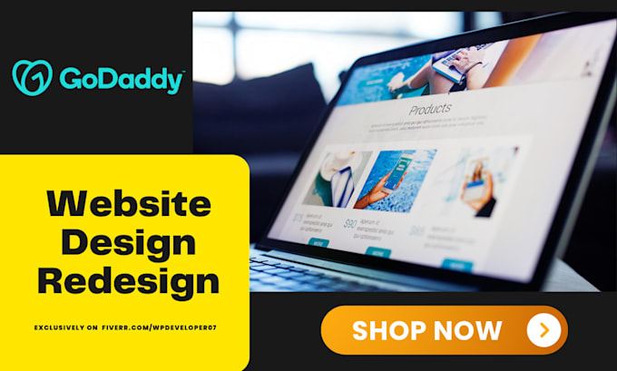 professionally design or redesign godaddy website