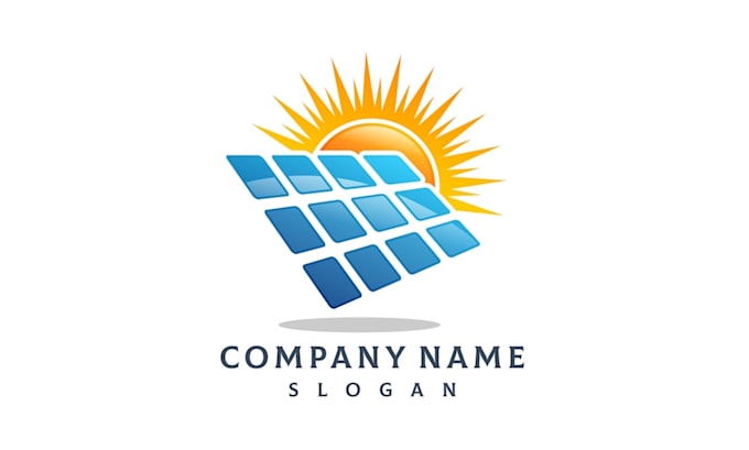 design high quality solar panel logo with express delivery