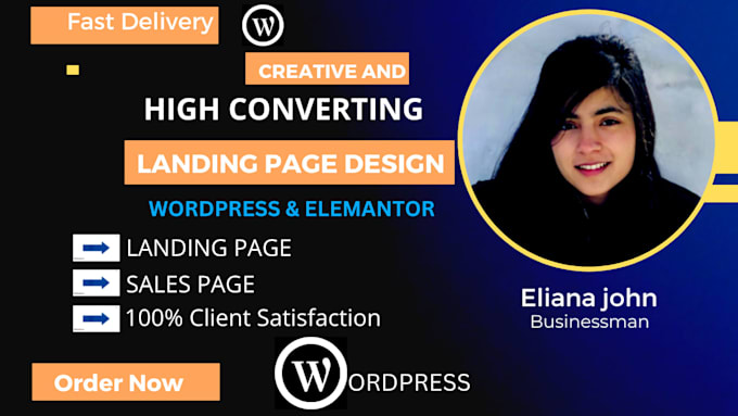 Create responsive landing page design by Elianajohn | Fiverr