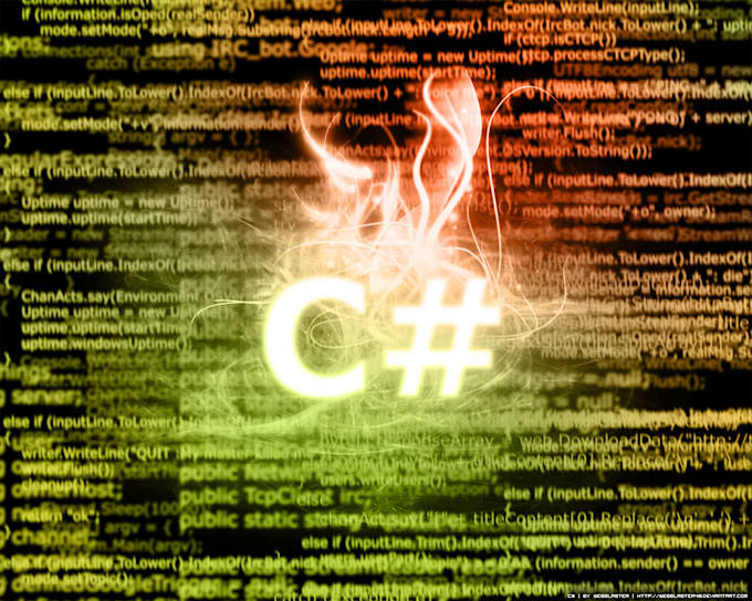 create any Dot Net application in C Sharp