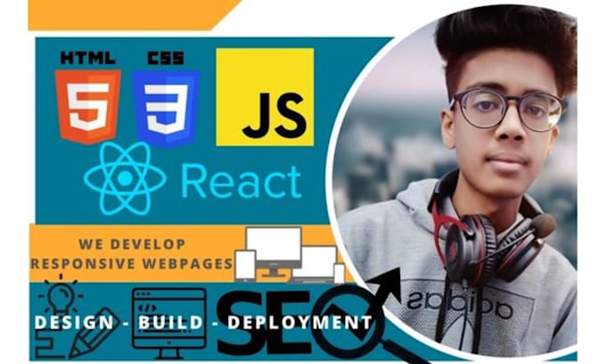 Develop your imagined website with html, css and javascript by Flash730 ...