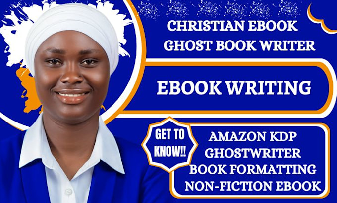 ebook ghostwriter, ghost book writer, non fiction ghostwriter, KDP book writer