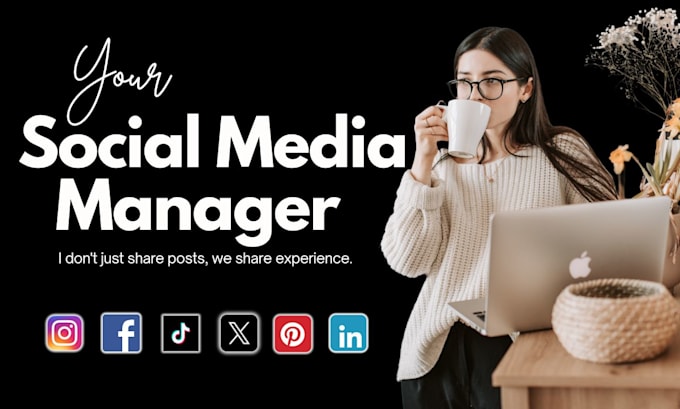 be your social media marketing manager