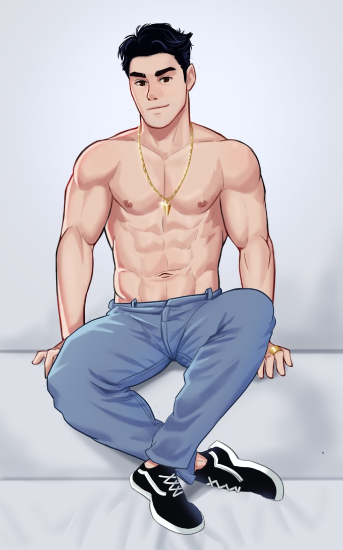 Draw yaoi, bara, furry, gay commisions from anime, video games, ocs by