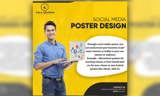 Create a poster for your social media by Kalakaushalkk | Fiverr