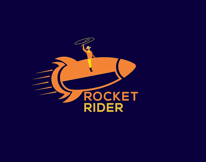 design high quality rocket logo with free source file