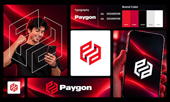 create minimalist business logo design for your brand identity