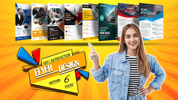 do a professional flyer,brochure,leaflet or poster design