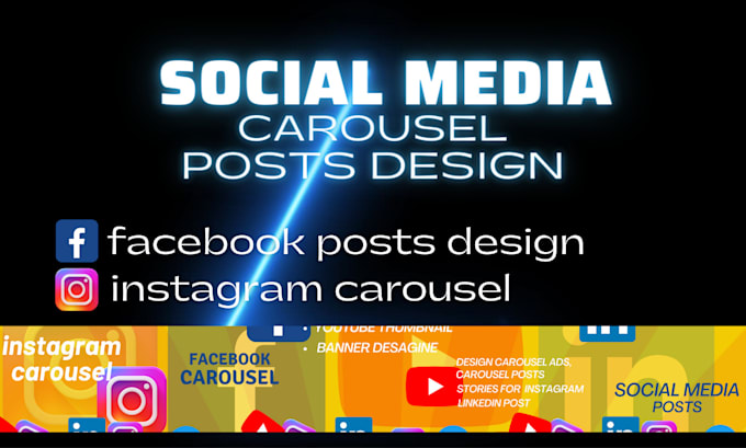 Design attractive social media posts, carousel posts for you by ...