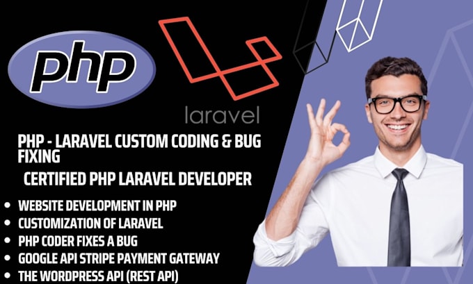 Fix Php Website Bugs Or Develop Websites Using Php Laravel By Fix Php Website Bugs Or Develop Websites Using Php Laravel By