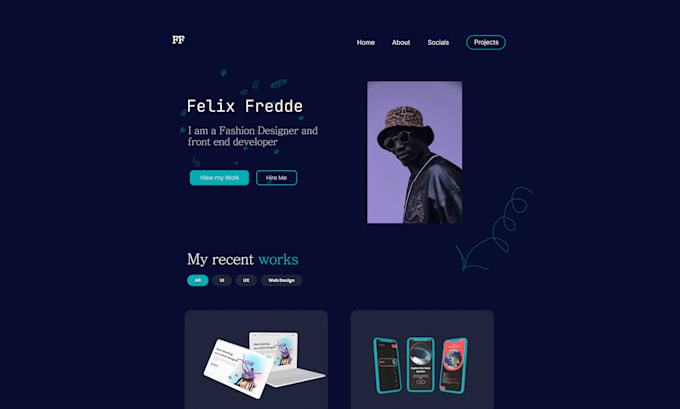 Design your portfolio website, resume using figma and webflow by Instaj ...