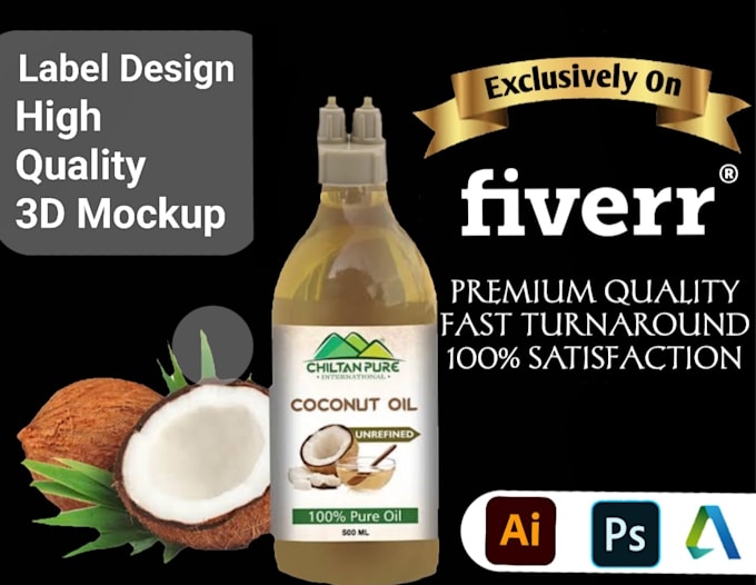 create amazon product label, cbd label, supplement label