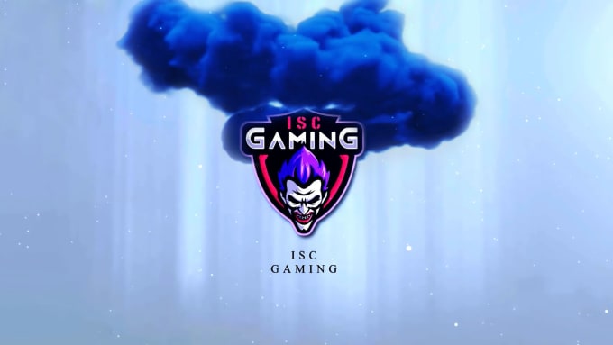 create smoke logo reveal, gaming intro
