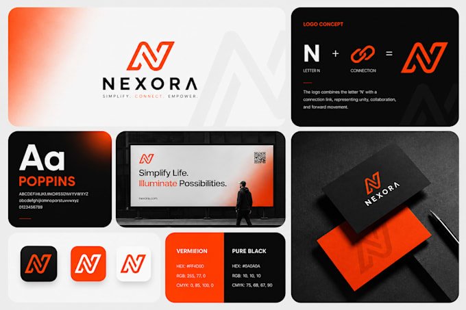 design a logo and brand style guides