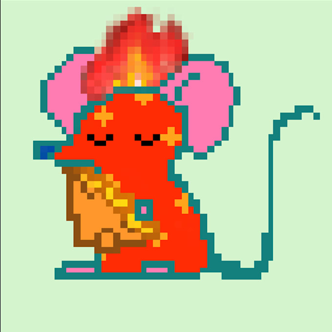 create a collection of pixel art nft strarting from your ideas and concept