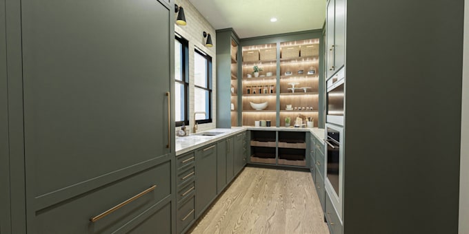 design a beautiful and functional pantry