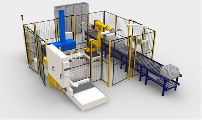 design industrial automation systems robotics eoat and machine design solution